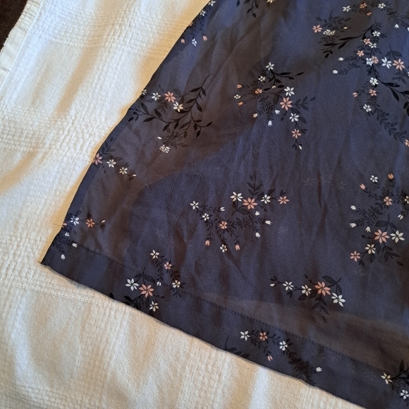 Torrid size 4 women's chiffon midi sheer jacket with matching tie belt - Picture 3 of 10